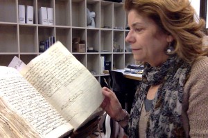 At work in the Florentine State Archive