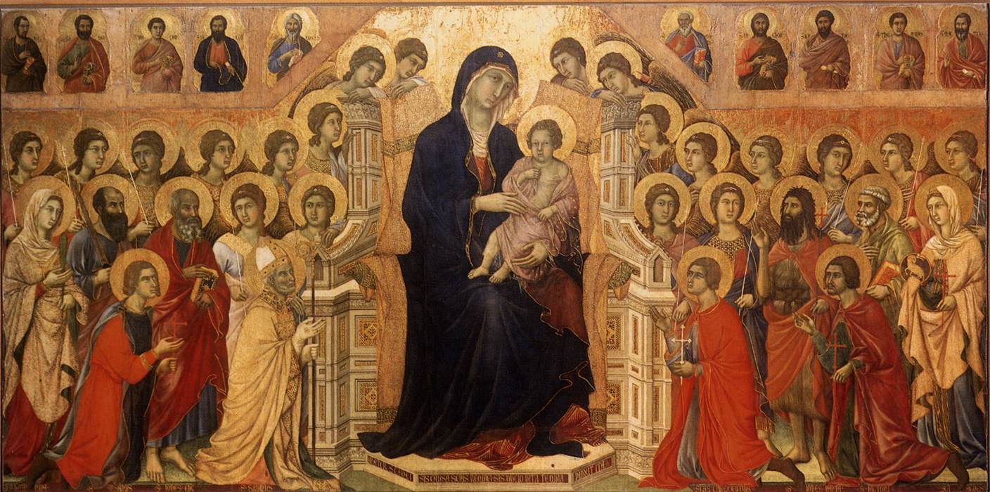 Duccio maesta closeup